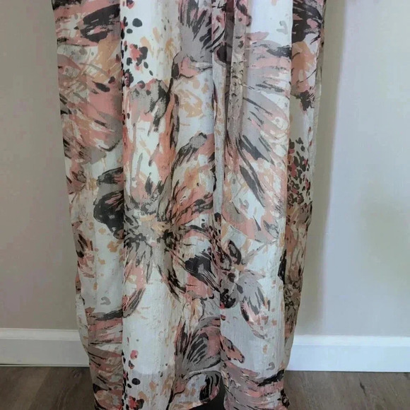 Miso Sleeveless Floral Maxi Dress Size 8 - Picture 4 of 8
